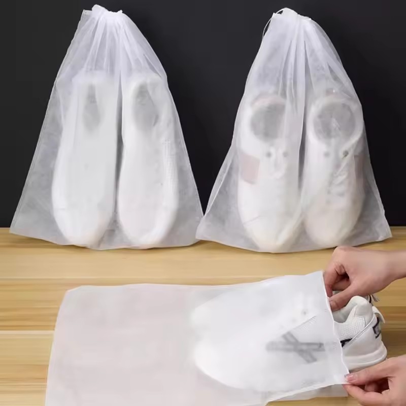 Shoe Bag Dust - 50 قطعة من أكياس الأحذية المحمولة