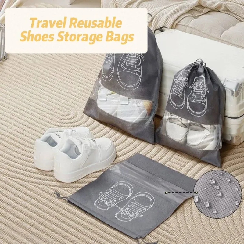 Shoe Bag Dust - 1-30 قطعة من حقائب تنظيم وتخزين
