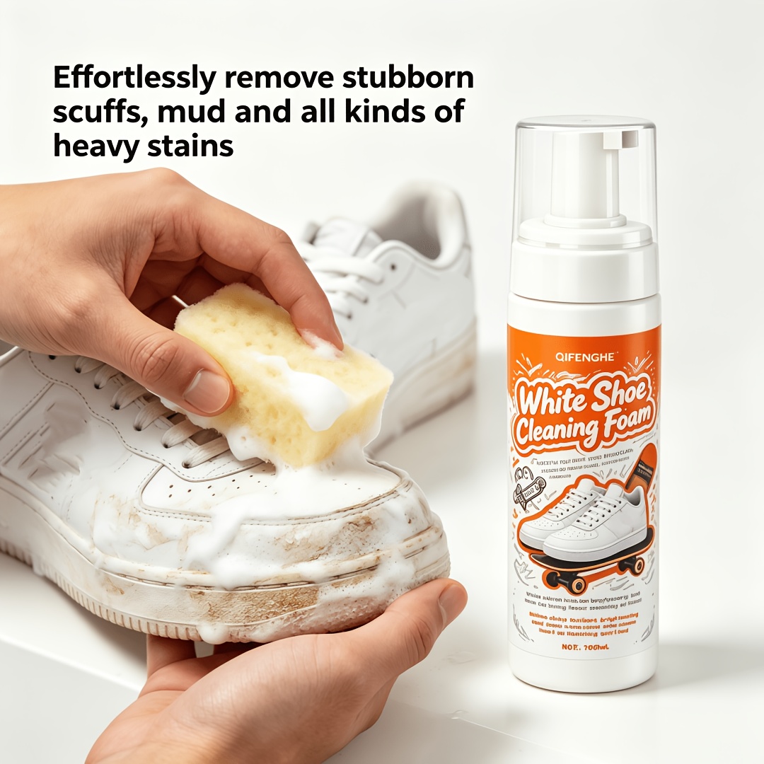 منظف أحذية أبيض محمول بدون شطف - مراجعة Sneaker Care وسعره