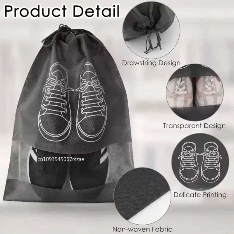 1-3 حقيبة أحذية واقية من الغبا - مراجعة Shoe Bag Dust وسعره